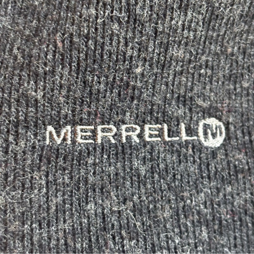 Merrell Men’s XL Charcoal Gray Wool Blend AeroBlock Full Zip Outdoor Jacket - Picture 7 of 11